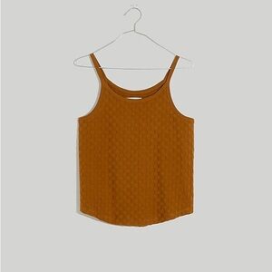Madewell Cami Tank Top in Checkerboard Jacquard